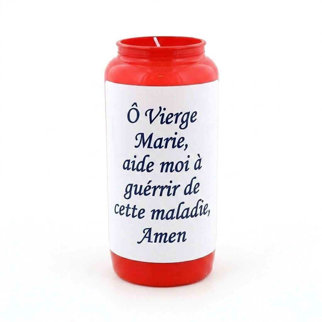 Bougie Rouge 3 jours